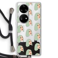 King Kylie: Huawei P50 Pro Transparant Hoesje met koord