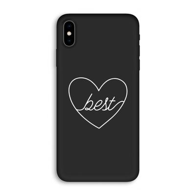 Best heart pastel: iPhone XS Max Biologisch afbreekbaar hoesje