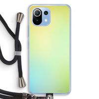 Minty mist pastel: Xiaomi Mi 11 Lite Transparant Hoesje met koord