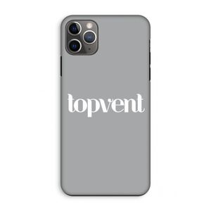 Topvent Grijs Wit: iPhone 11 Pro Max Tough Case