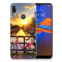 Motorola Moto E6 Plus | Silliconen Back Cover | Amsterdamse Grachten