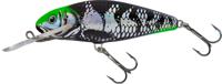 Salmo Perch Deep Runner 8cm Holographic Dark Green Head