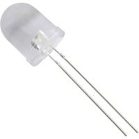 TRU COMPONENTS 1577506 Bedrade LED Geel Rond 10 mm 3500 mcd 25 ° 20 mA