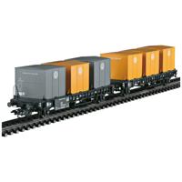 Märklin 46661 H0 containertransportwagenstel Laabs van de DB Märklin 46661 H0 containertransportwagenstel Laabs van de DB