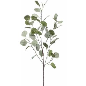 Kunstbloem Eucalyptus tak - 87 cm - groen - losse steel - Kunst zijdebloemen   -