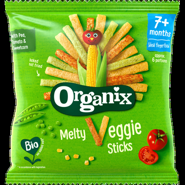 Organix Veggie groente sticks 7 maanden bij Jumbo