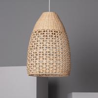 Hanglamp rotan modern 'Tinan' E27 fitting modern gevlochten led lamp