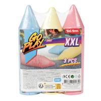 Toi-Toys Stoepkrijt xxl kleur, 3st.