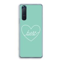 Best heart pastel: Sony Xperia 5 II Transparant Hoesje