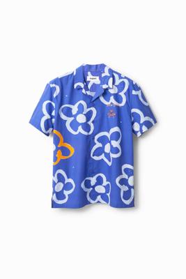 Hawaïshirt met bloemen - BLUE - XXL Hawaïshirt met bloemen - BLUE - XXL