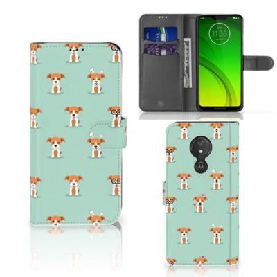 Motorola Moto G7 Power | Telefoonhoesje | Met pasjeshouder | Pups Motorola Moto G7 Power | Telefoonhoesje | Met pasjeshouder | Pups