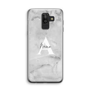 Ivory Marble: Samsung Galaxy J8 (2018) Transparant Hoesje