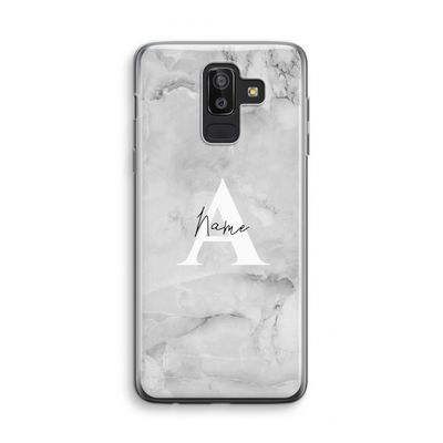 Ivory Marble: Samsung Galaxy J8 (2018) Transparant Hoesje