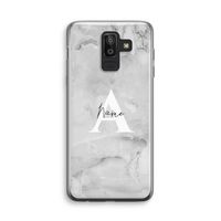 Ivory Marble: Samsung Galaxy J8 (2018) Transparant Hoesje