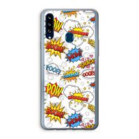 Pow Smack: Samsung Galaxy A20s Transparant Hoesje