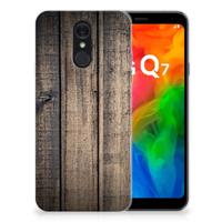 LG Q7 | Bumper Hoesje | Steigerhout