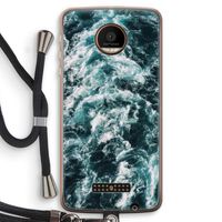 Zee golf: Motorola Moto Z Force Transparant Hoesje met koord