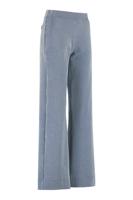 Edith seersucker trousers - white/blue - 07179
