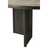 J-Line tafel Rond - hout - zwart - thumbnail