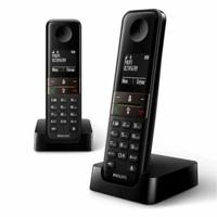 Draadloze telefoon Philips D4702B/34 Duo 1,8" DECT (2 pcs)