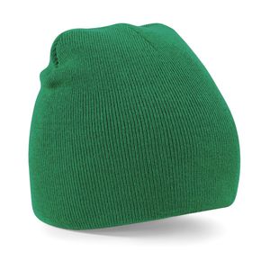 Pull-on beanie wintermuts in het gras groen