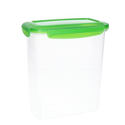 Hega Hogar Voorraadbakje - 2L - groen - plastic - 21 cm - vershoudbakje