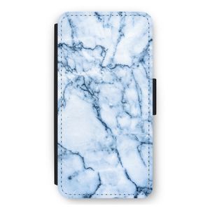 Blauw marmer: iPhone 11 Flip Hoesje