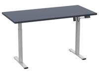 VCM Elektrisch verstelbaar bureau E-Lona (Antraciet/zilver, 110 x 80 cm)