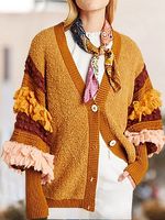 Tassel Boho Others Cardigan