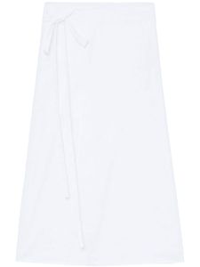 Proenza Schouler White Label jupe à détail noué - Blanc