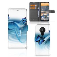 Nokia 5.3 | Telefoonhoesje | Met pasjeshouder | Vlinders