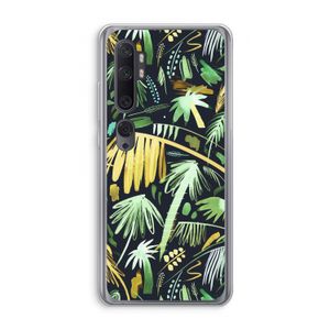 Tropical Palms Dark: Xiaomi Mi Note 10 Transparant Hoesje