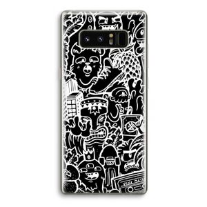 Vexx Black Mixtape: Samsung Galaxy Note 8 Transparant Hoesje