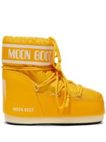 Moon Boot bottines lacées à logo imprimé - Jaune