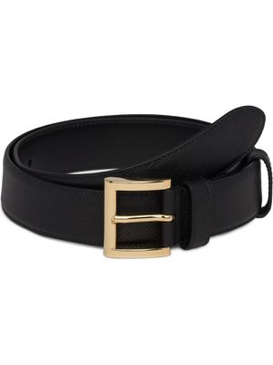 Prada ceinture ajustable à boucle - Noir