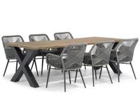 Lifestyle Advance/Cardiff 240 cm dining tuinset 7-delig