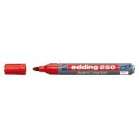 Whiteboardmarker edding 250 rond 1.5-3mm rood | 10 stuks