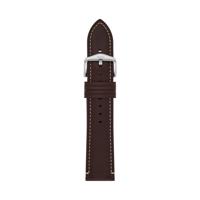 Horlogeband Fossil S221496 Leder Donkerbruin 22mm