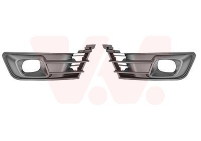 Ventilatiegrille, bumper 4384593