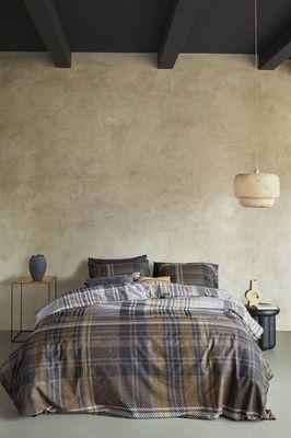 Beddinghouse Beddinghouse Hue Dekbedovertrek Brown 140x200/220 cm
