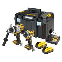 DeWALT DCK2200H2T Accu combiset 2-delig (DCD1007 + DCF860) 18V XR POWERSTACK 5.0Ah in TSTAK