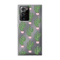 Cactus Lover: Samsung Galaxy Note 20 Ultra / Note 20 Ultra 5G Transparant Hoesje