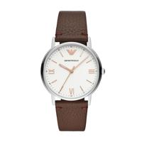 Horlogeband Armani AR11173 Leder Bruin 22mm