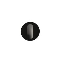 Hardbrass Sleutelrozet Shuffle minimal 2mm rond - zwart