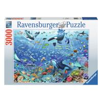 Ravensburger legpuzzel kleurrijke onderwaterwereld, 3000st.