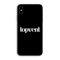 Topvent Zwart: iPhone XS Max Biologisch afbreekbaar hoesje