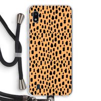 Panter: Samsung Galaxy A10 Transparant Hoesje met koord