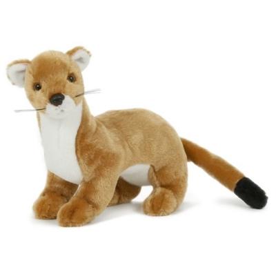 Semo Pluche wezel knuffel - lichtbruin - 23 cm - dieren speelgoed Semo Pluche wezel knuffel - lichtbruin - 23 cm - dieren speelgoed