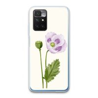 Purple poppy: Xiaomi Redmi 10 Transparant Hoesje