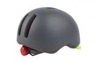 Polisport helm commuter mat grijs/fluo geel l 58-61cm